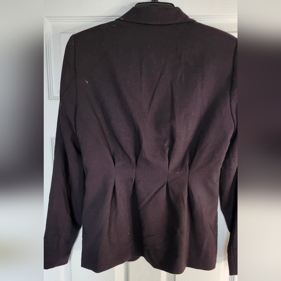 H&M Ladies Pleated Black Blazer with White Lining - SIZE 10 - Picture 7 of 7